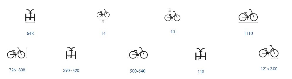 dane techniczne rower trójkołowy Safari vermeiren