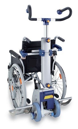 elektryczny wózek schodowy z wózkiem