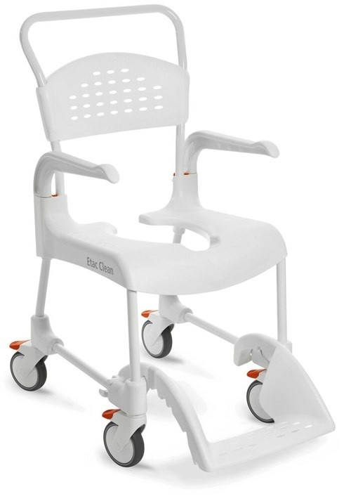 Etac clean – wózek inwalidzki z funkcją toalety